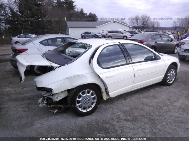 1C3EJ56H2XN617382 - 1999 CHRYSLER CIRRUS LXI WHITE photo 4