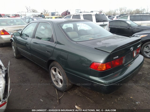 JT2BG22K210569456 - 2001 TOYOTA CAMRY CE/LE/XLE GREEN photo 3