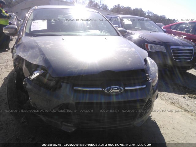 1FADP3N25EL367187 - 2014 FORD FOCUS TITANIUM SILVER photo 6