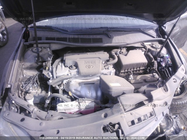 4T1BF1FK0GU550013 - 2016 TOYOTA CAMRY LE/XLE/SE/XSE BLACK photo 10