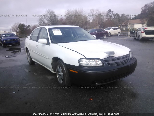 1G1NE52J13M685738 - 2003 CHEVROLET MALIBU LS WHITE photo 1