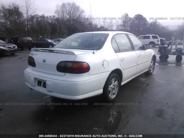 1G1NE52J13M685738 - 2003 CHEVROLET MALIBU LS WHITE photo 4