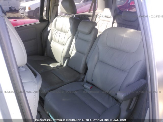 5FNRL38676B090993 - 2006 HONDA ODYSSEY EXL BLUE photo 8