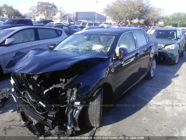 JTHBK1GG3D2015659 - 2013 LEXUS ES 350 Dark Brown photo 2