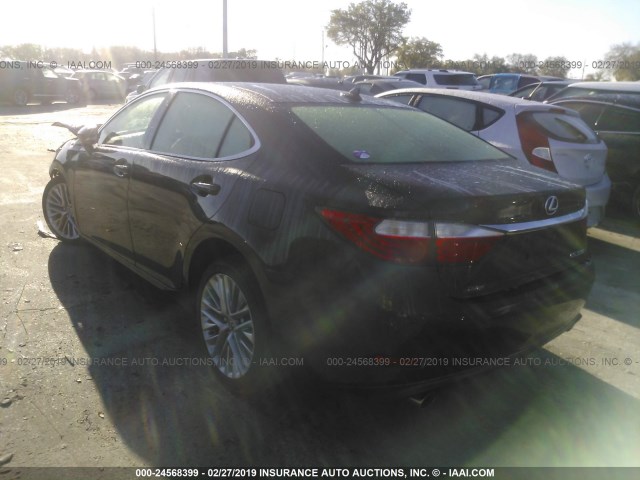 JTHBK1GG3D2015659 - 2013 LEXUS ES 350 Dark Brown photo 3