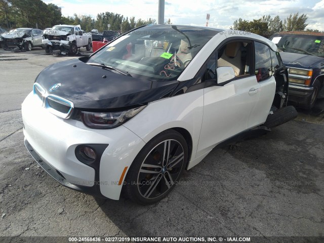 WBY1Z2C51EV284941 - 2014 BMW I3 BEV WHITE photo 2