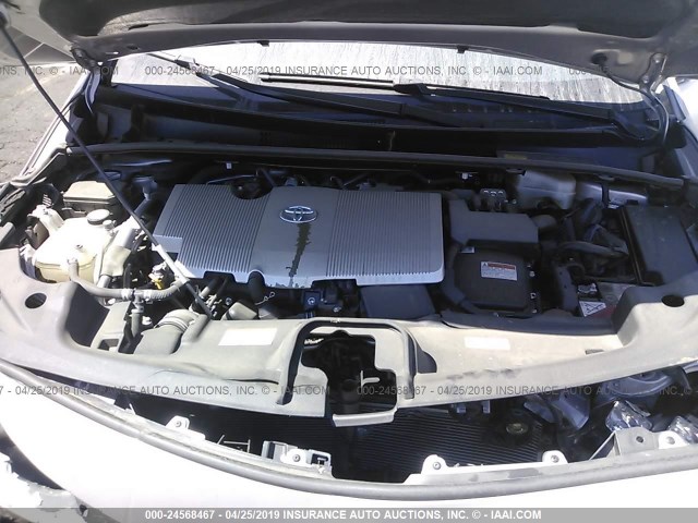 JTDKARFP3H3062727 - 2017 TOYOTA PRIUS PRIME  金色 照片 10