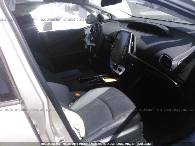 JTDKARFP3H3062727 - 2017 TOYOTA PRIUS PRIME  金色 照片 5