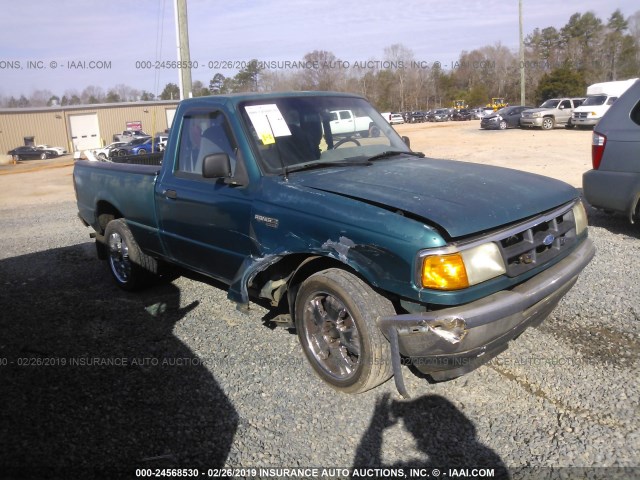 1FTCR10X4PUC17267 - 1993 FORD RANGER GREEN photo 1