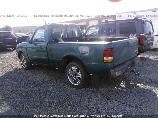 1FTCR10X4PUC17267 - 1993 FORD RANGER GREEN photo 3