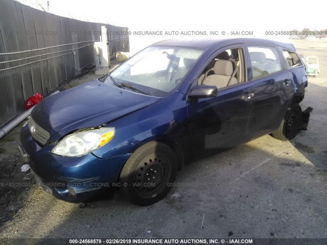 2T1KR32EX7C638796 - 2007 TOYOTA COROLLA MATRIX XR BLUE photo 2