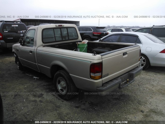 1FTCR10A8VPB04428 - 1997 FORD RANGER GOLD photo 3
