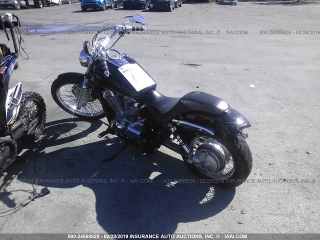JH2RC534X7M000558 - 2007 HONDA VT750 C2F შავი ფოტო 3