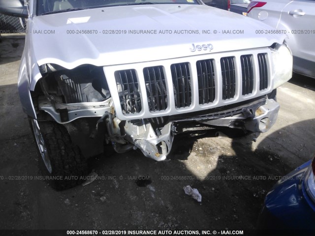 1J4HR48N55C702976 - 2005 JEEP GRAND CHEROKEE LAREDO/COLUMBIA/FREEDOM 银色 照片 6