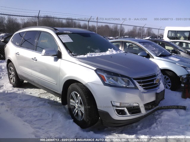 1GNKVHKD3FJ117672 - 2015 CHEVROLET TRAVERSE LT SILVER photo 1