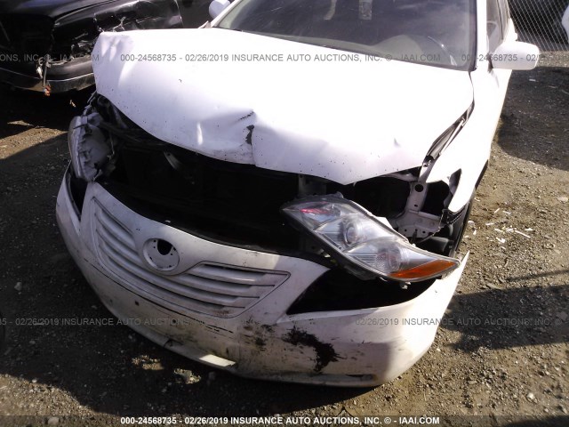 4T1BE46K57U691941 - 2007 TOYOTA CAMRY NEW GENERAT CE/LE/XLE/SE WHITE photo 6
