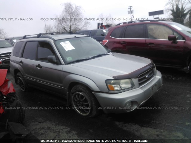 JF1SG65655H731042 - 2005 SUBARU FORESTER 2.5XS SILVER photo 1