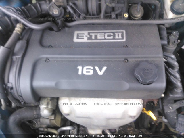 KL1TD62685B294868 - 2005 CHEVROLET AVEO LS Көк фото 10