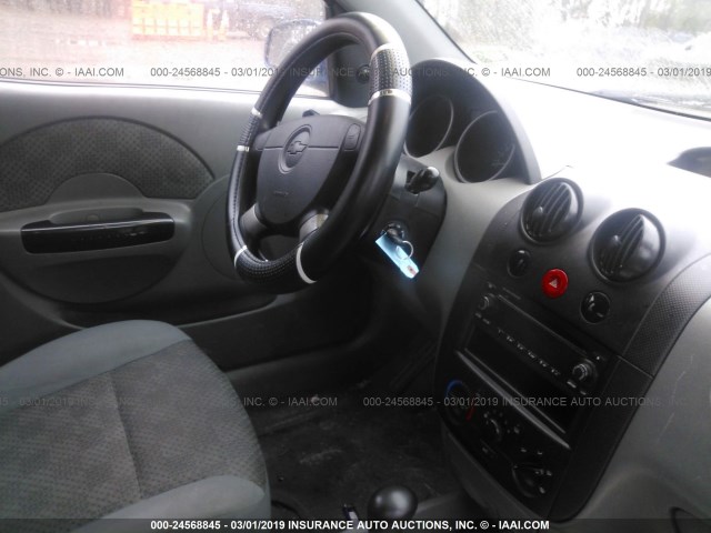 KL1TD62685B294868 - 2005 CHEVROLET AVEO LS Көк фото 5