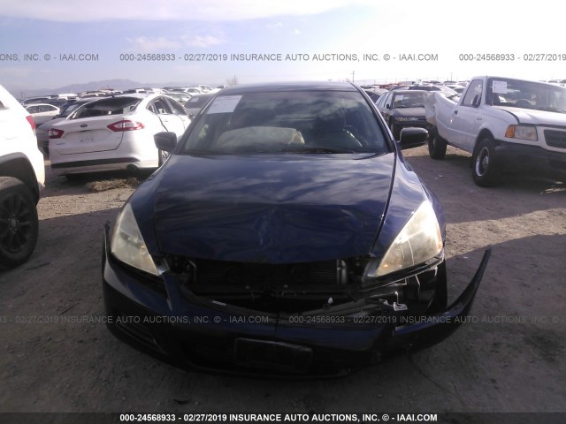 JHMCM56137C024475 - 2007 HONDA ACCORD VALUE Dark Blue photo 6