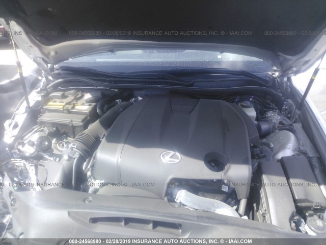 JTHBF1D2XF5055039 - 2015 LEXUS IS 250 GRAY photo 10