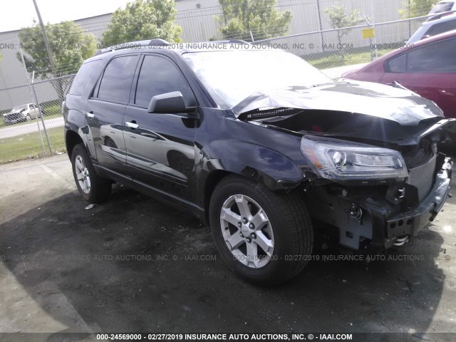 1GKKRNED4GJ267450 - 2016 GMC ACADIA SLE BLACK photo 1