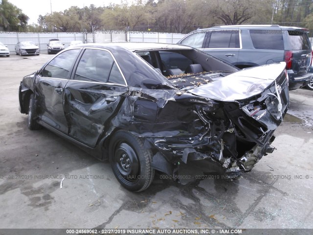 4T1BF1FK0EU431911 - 2014 TOYOTA CAMRY L/SE/LE/XLE 黑色 照片 3