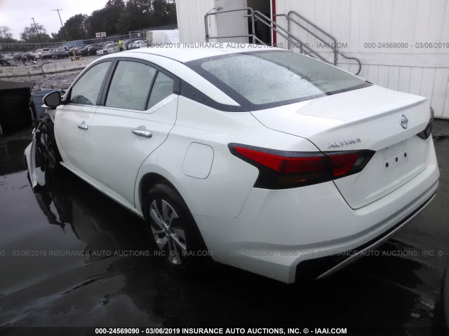 1N4BL4BV6KC122451 - 2019 NISSAN ALTIMA WHITE photo 3