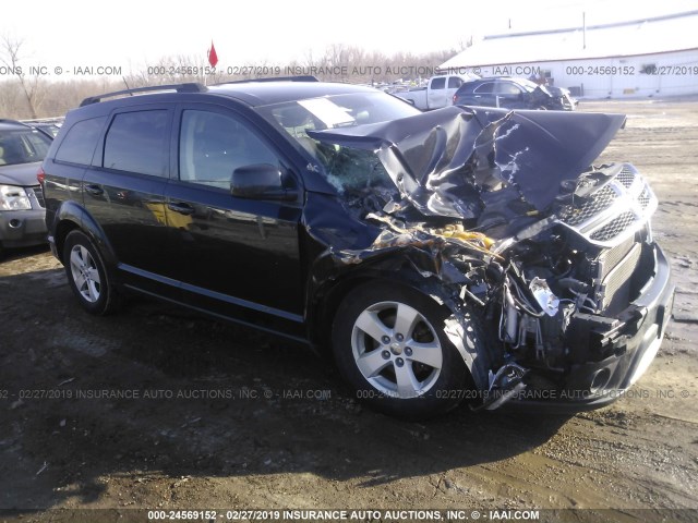 3C4PDDBG4CT136126 - 2012 DODGE JOURNEY SXT BLACK photo 1