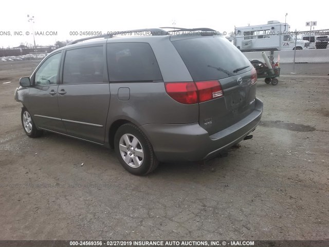 5TDZA22C84S213885 - 2004 TOYOTA SIENNA XLE/XLE LIMITED GRAY photo 3