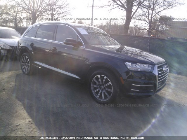 WA1LAAF72HD007244 - 2017 AUDI Q7 PREMIUM PLUS BLACK photo 1