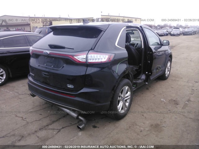 2FMPK4J90GBC05786 - 2016 FORD EDGE SEL BLACK photo 4