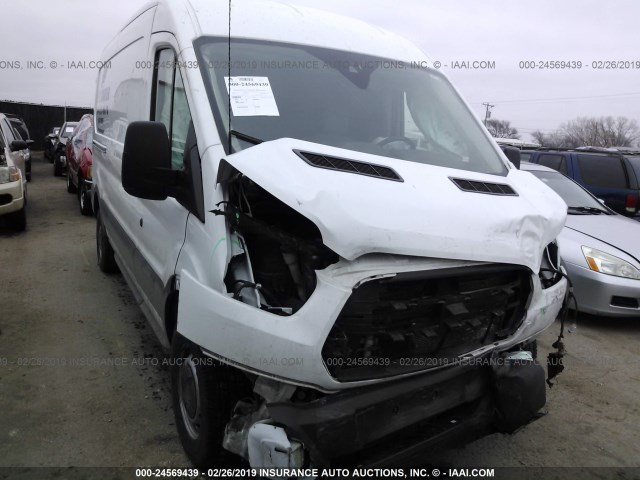 1FTYR2CM7HKA27411 - 2017 FORD TRANSIT T-250 WHITE photo 1