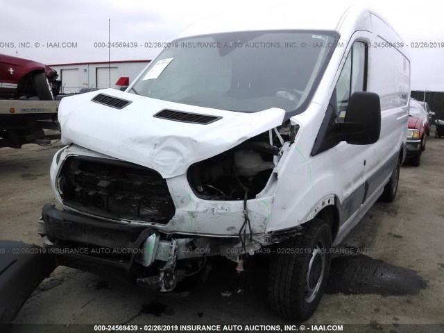 1FTYR2CM7HKA27411 - 2017 FORD TRANSIT T-250 WHITE photo 2