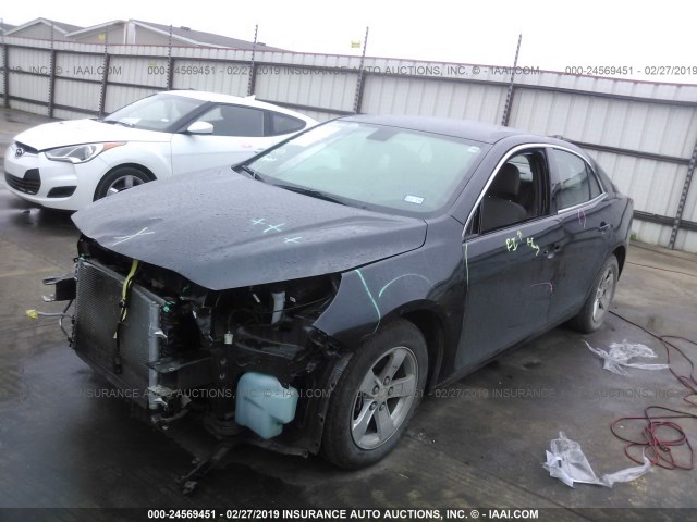 1G11B5SL2FF274611 - 2015 CHEVROLET MALIBU LS GRAY photo 2