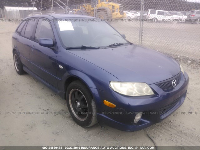 JM1BJ245X31165088 - 2003 MAZDA PROTEGE PR5 BLUE photo 1