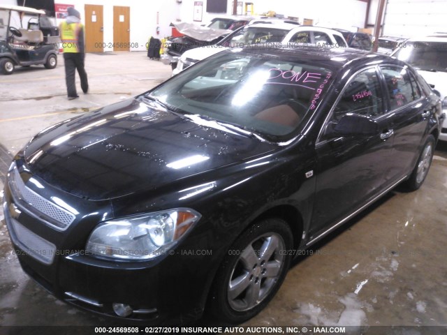 1G1ZK57B48F266760 - 2008 CHEVROLET MALIBU LTZ BLACK photo 2