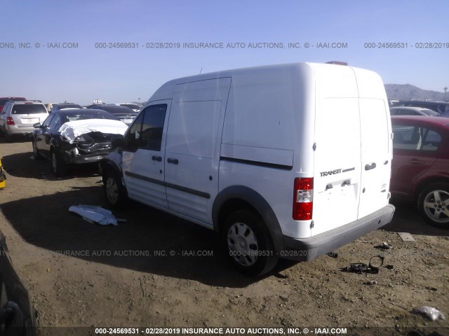 NM0LS7AN6DT155454 - 2013 FORD TRANSIT CONNECT XL WHITE photo 3