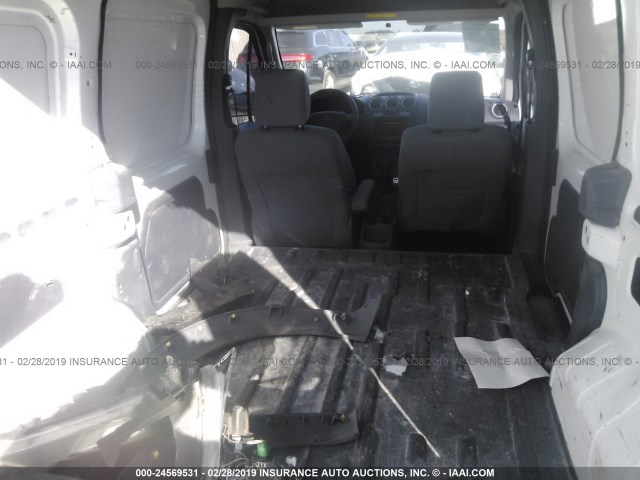NM0LS7AN6DT155454 - 2013 FORD TRANSIT CONNECT XL WHITE photo 8