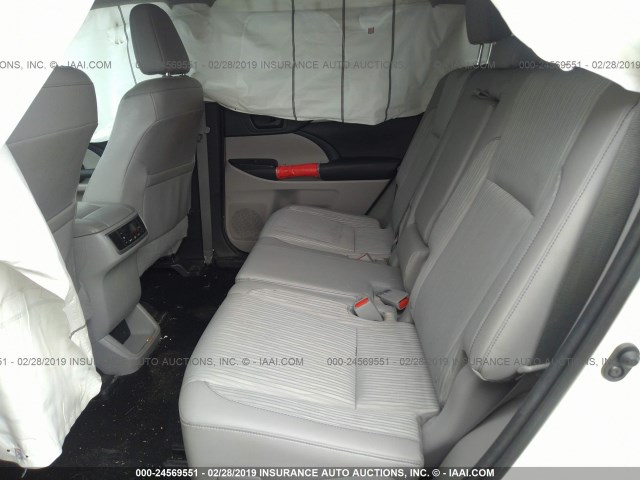 5TDBKRFH8ES007500 - 2014 TOYOTA HIGHLANDER LE/LE PLUS 白色 照片 8