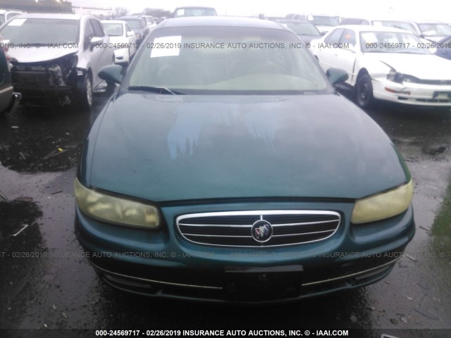 2G4WB52K6V1423480 - 1997 BUICK REGAL LS GREEN photo 6