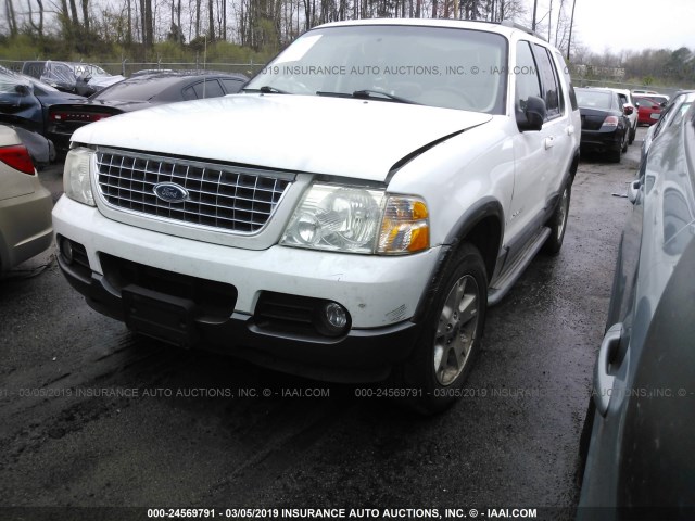 1FMZU63K64UB06510 - 2004 FORD EXPLORER XLT/XLT SPORT/NBX WHITE photo 2