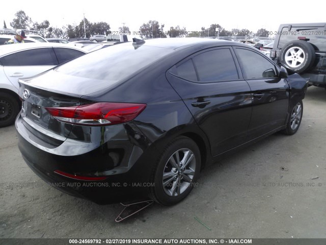 5NPD84LF1HH133804 - 2017 HYUNDAI ELANTRA SE/VALUE/LIMITED BLACK photo 4