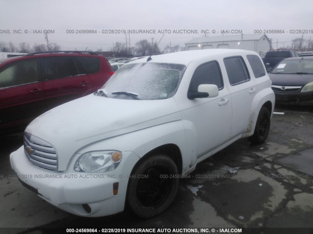 3GNDA23P68S529970 - 2008 CHEVROLET HHR LT WHITE photo 2