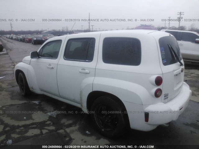 3GNDA23P68S529970 - 2008 CHEVROLET HHR LT WHITE photo 3