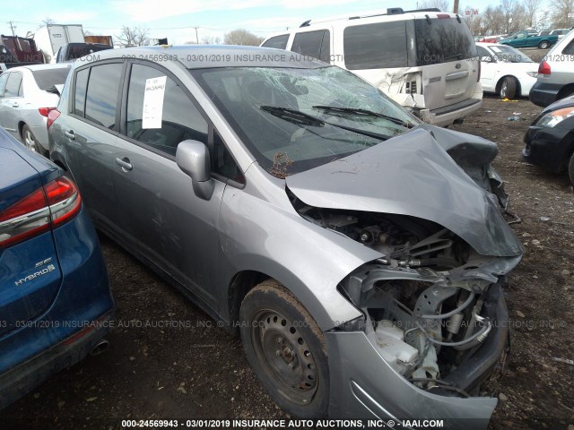 3N1BC1CP2CK271169 - 2012 NISSAN VERSA S/SL GRAY photo 1