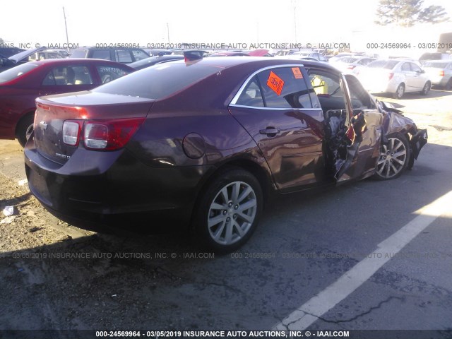 1G11D5SL9FF204596 - 2015 CHEVROLET MALIBU 2LT MAROON photo 4