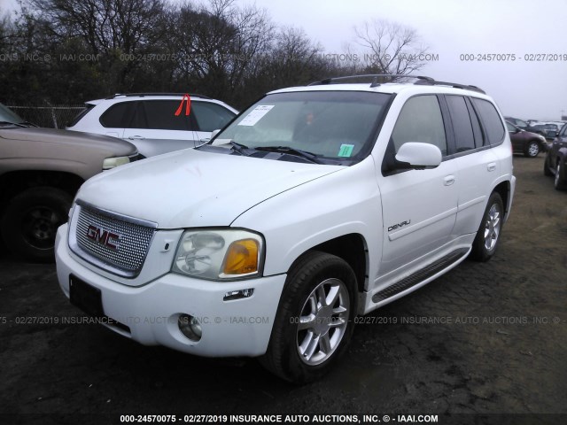 1GKES63M862200370 - 2006 GMC ENVOY DENALI WHITE photo 2