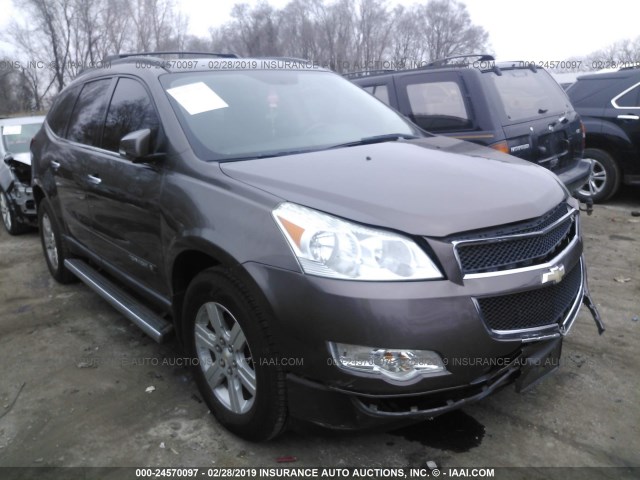 1GNER23D49S165628 - 2009 CHEVROLET TRAVERSE LT BROWN photo 1