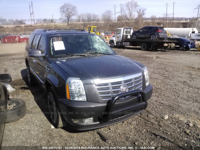 1GYS4CEF1BR163681 - 2011 CADILLAC ESCALADE PREMIUM GRAY photo 1